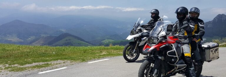 Motorrijders tijdens de Groepsreizen Spanje.